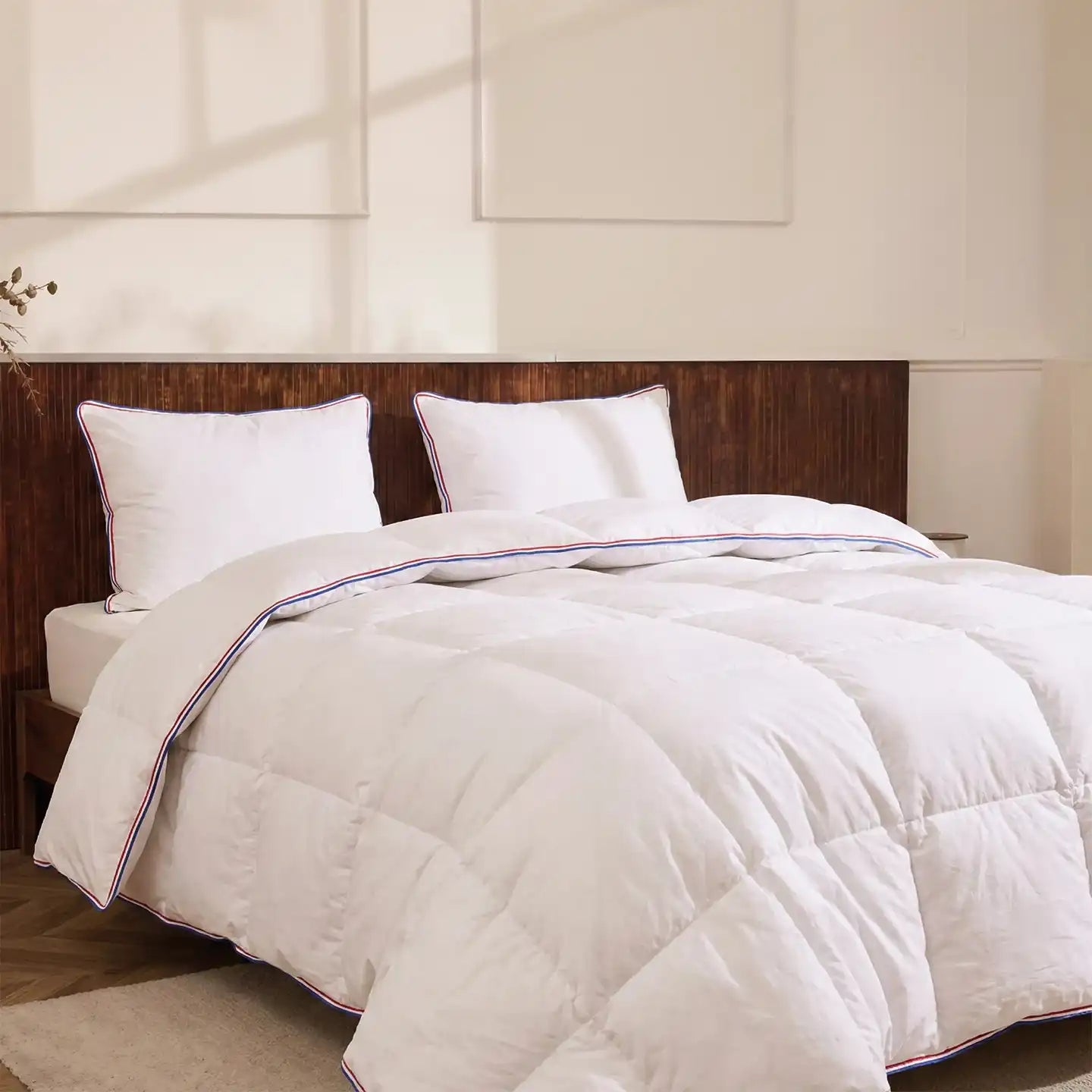 Pack couette + 2 oreillers fibres