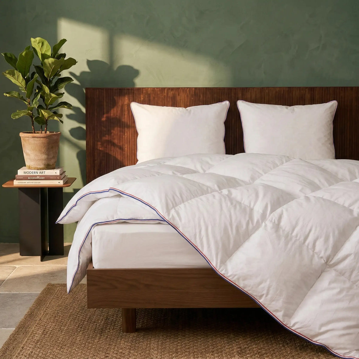 Pack couette + 2 oreillers fibres